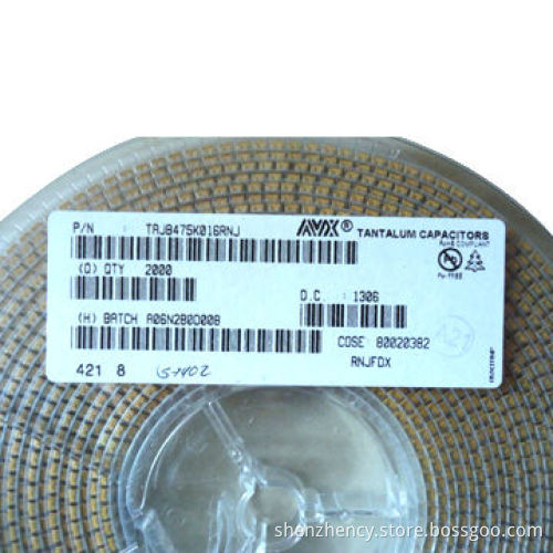 Solid Tantalum Capacitor, TAJB475K025RNJ, 4.7UF 25V 10% 1210